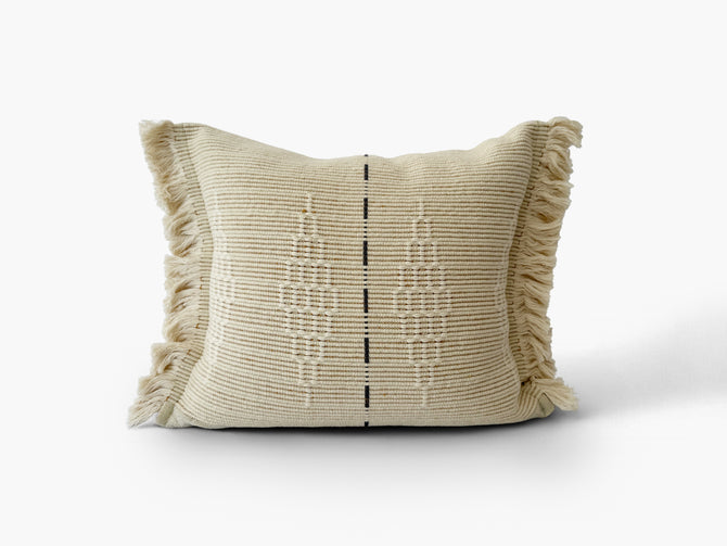 Heather Pillow, Ecru