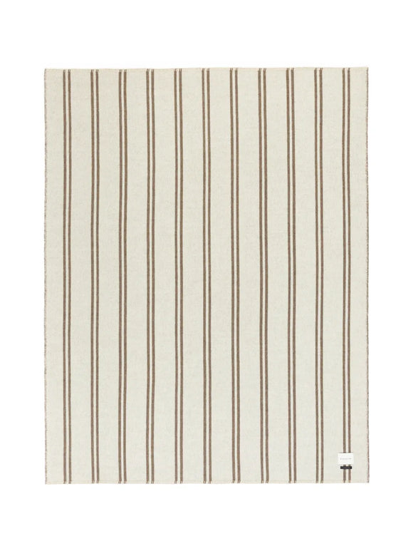 Straits Reversible Throw, Ivory/Cacao