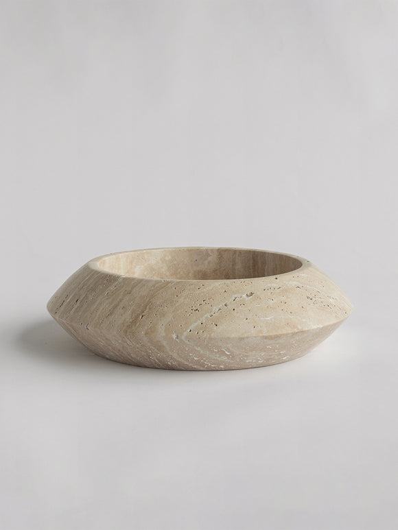 Travertine Eclipse Bowl