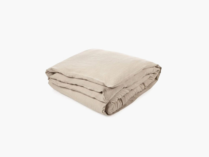 Heritage Duvet Cover, Flax