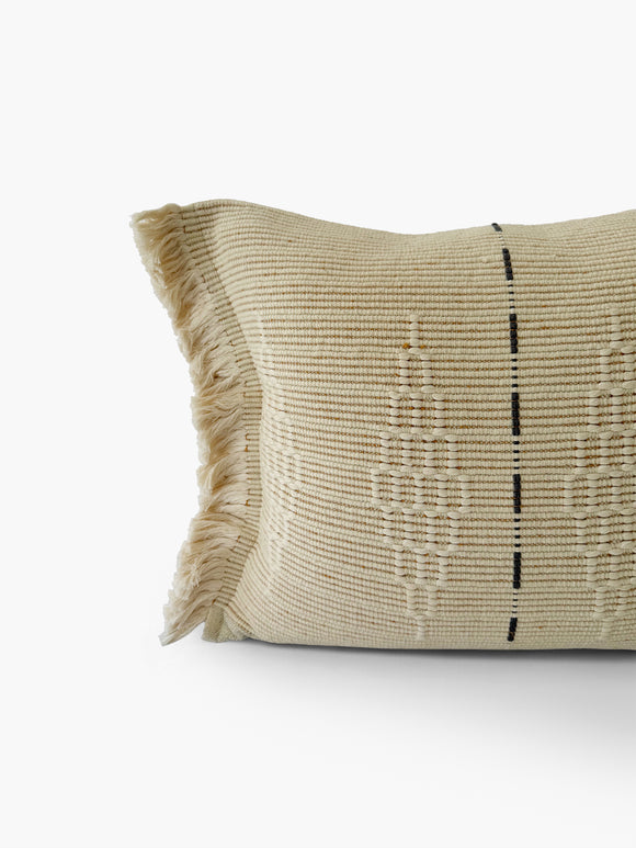 Heather Pillow, Ecru