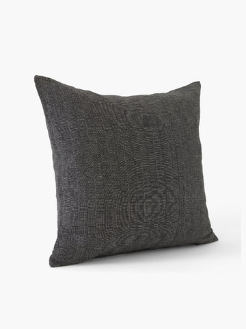 Modern Textured Pillow, Charcoal