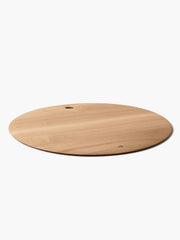 Large Round Oak Cutting Board