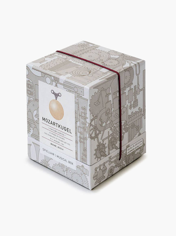 Mozartkugel Beech Wood Music Box