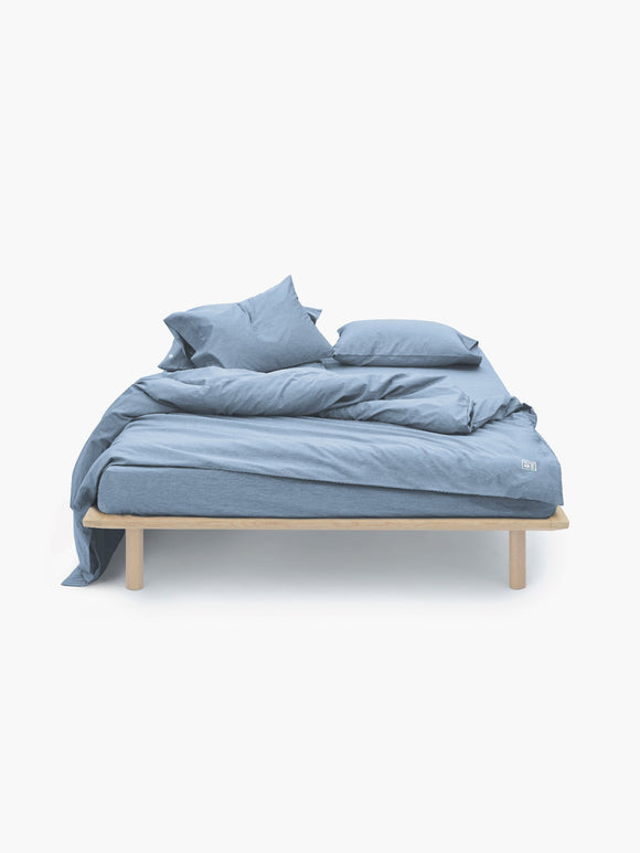Organic Duvet Cover Set, Deep Indigo