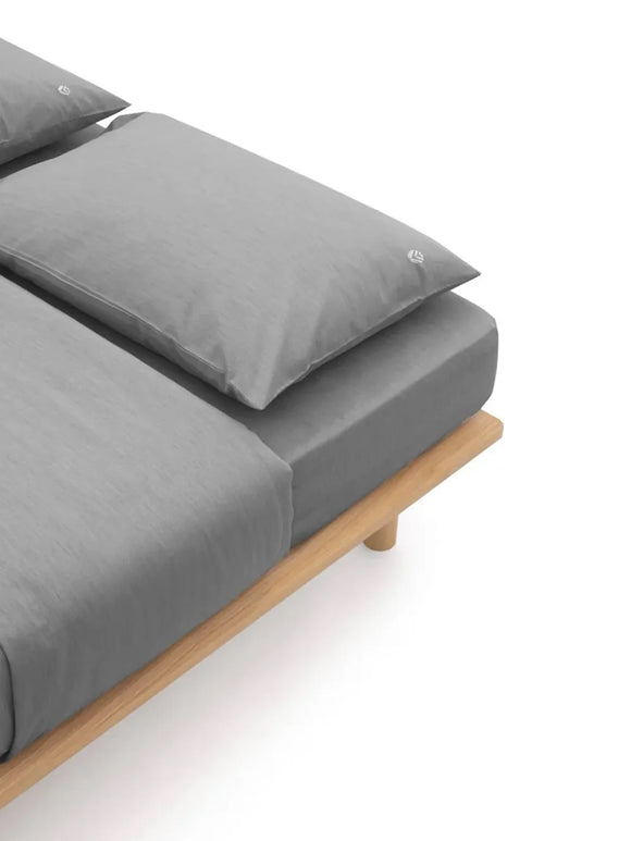 Organic Sheet Set, Silver Sumac