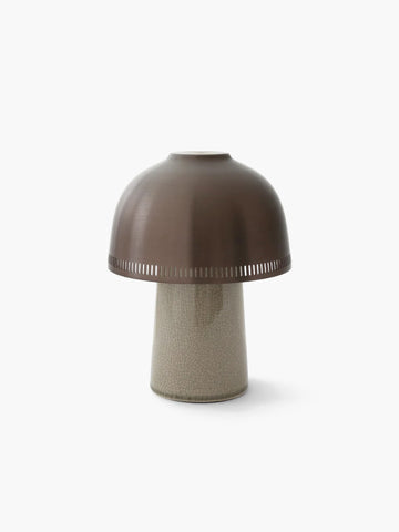 Raku SH8 Lamp, Bronzed