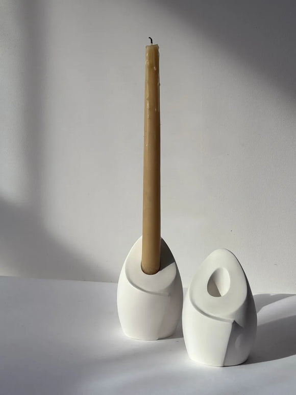 Tall Sculptural Candle Holder
