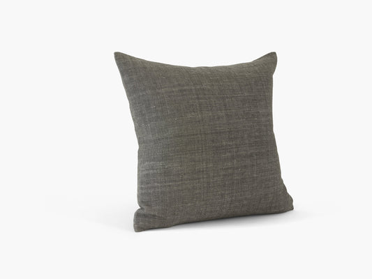 Handspun Cotton Pillow, Fog