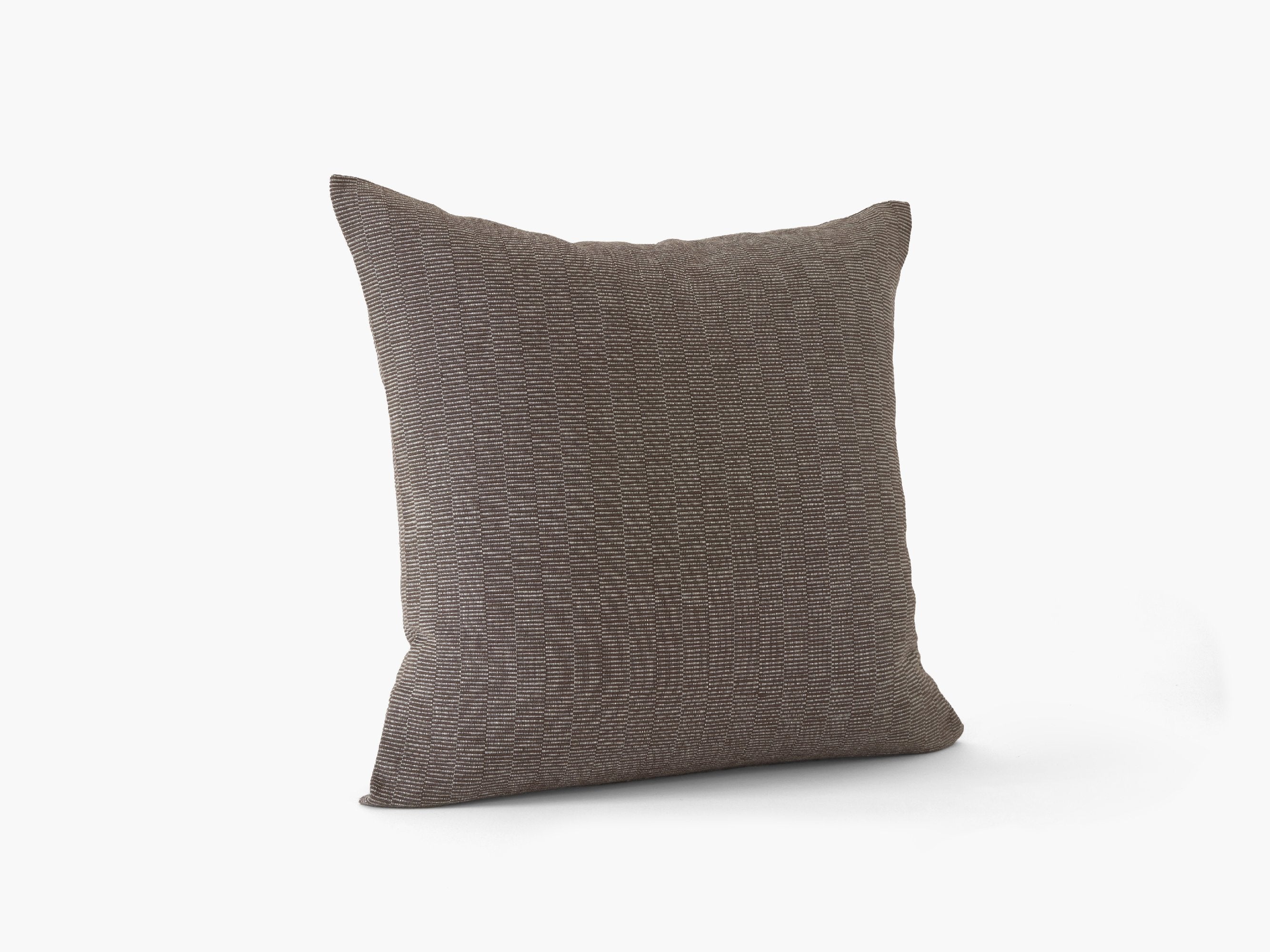 Modern Textured Pillow, Chocolate