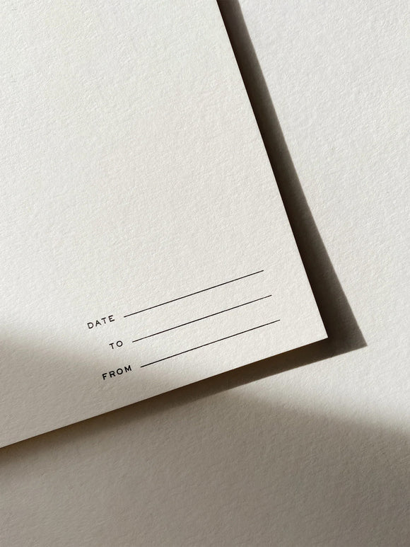 Thank You Notecard Set No. 12: Natural / Set of 6