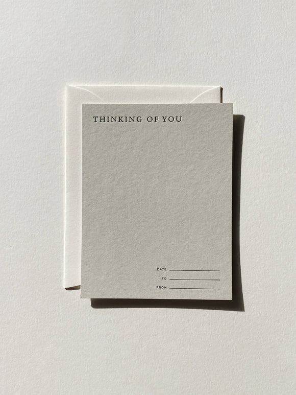 Thinking of You Notecard Set No. 12: Fog / Set of 6
