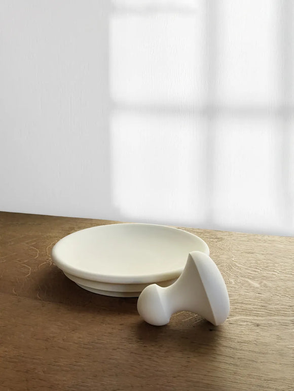 Ball Pestle with Flat Mortar