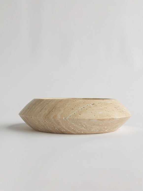 Travertine Eclipse Bowl