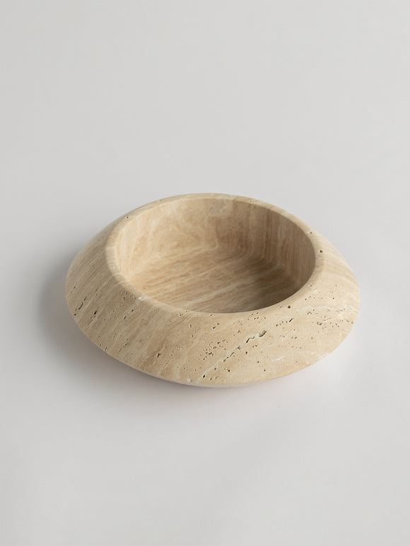 Travertine Eclipse Bowl