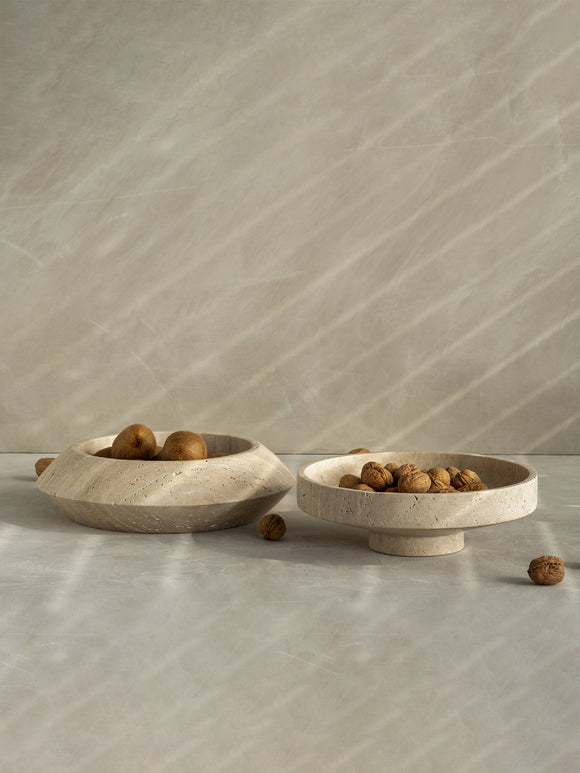 Travertine Eclipse Bowl