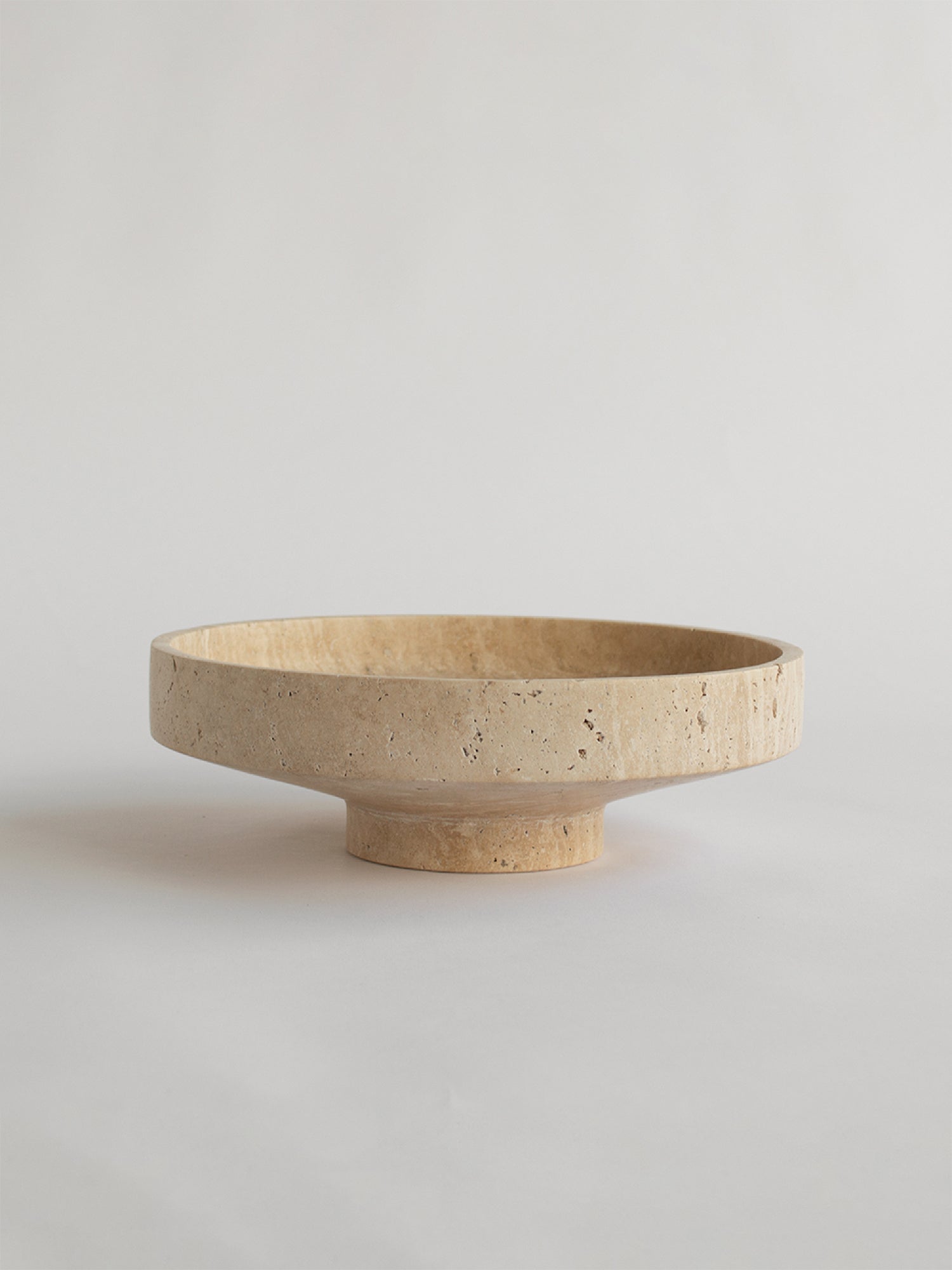 Travertine Narrow Bowl