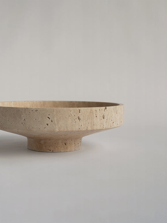 Travertine Narrow Bowl