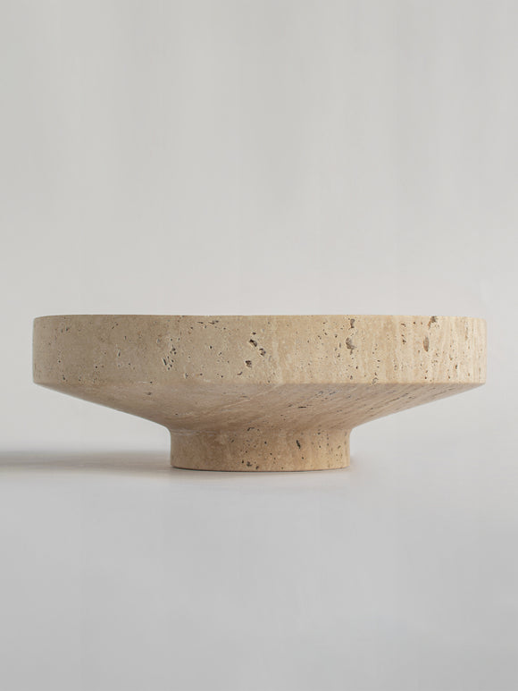 Travertine Narrow Bowl