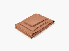 Hudson Tablecloth, Cinnamon, 65 x 108