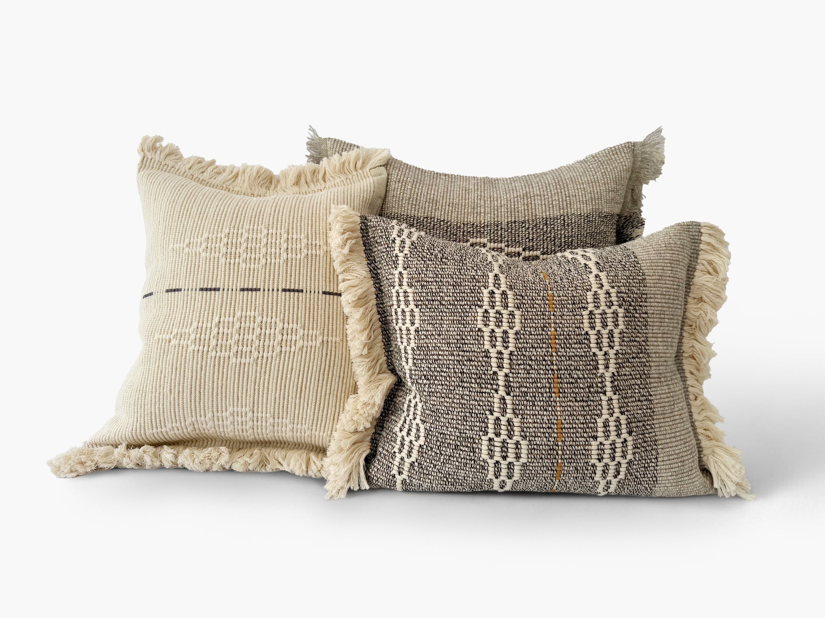 Heather Pillow, Dark Grey