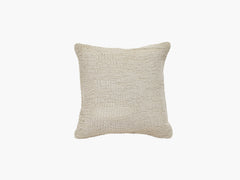 Hand Embroidered Pillow, Taupe