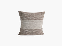 Ombre Mélange Square Pillow, Brown/Grey