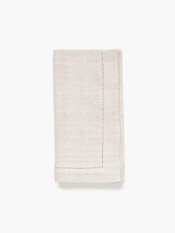 Cloverleaf Napkin, Natural