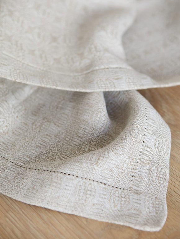 Cloverleaf Napkin, Natural