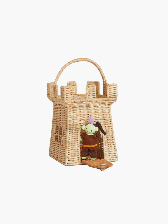 Rattan Castle Bag
