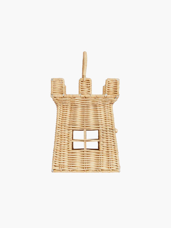 Rattan Castle Bag