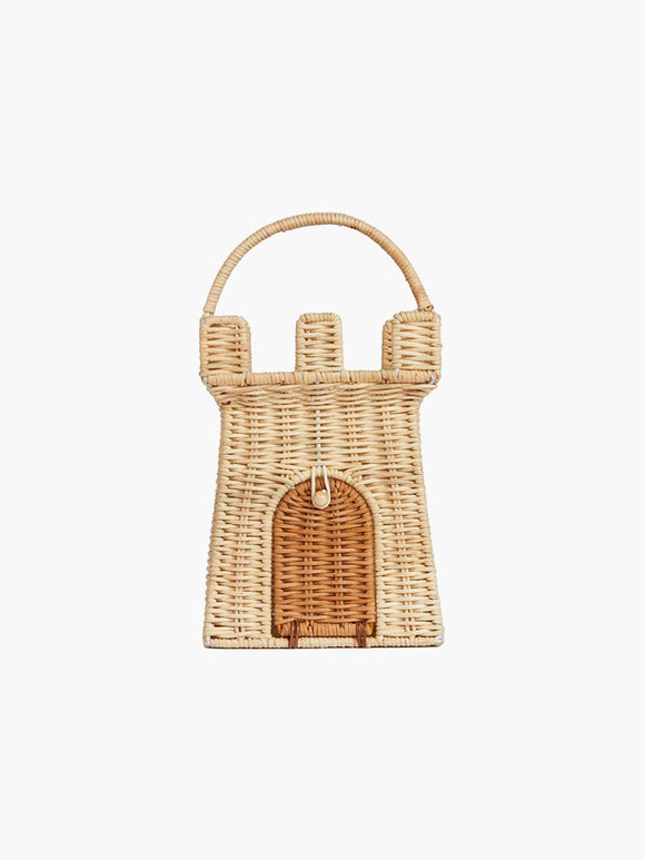 Rattan Castle Bag