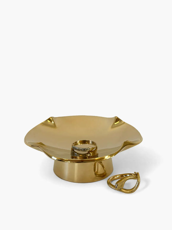 Brass Pedestal Bowl