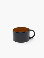 Coffee Cup Dark Blue/Rust Terres de Rêves