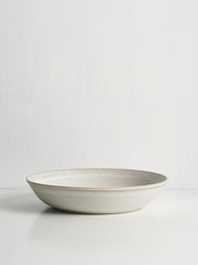 Recycled Clay Stoneware Low Entree Bowl