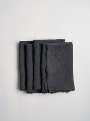 Philo Linen Napkin Set, Slate
