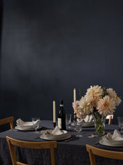 Philo Linen Tablecloth, Slate