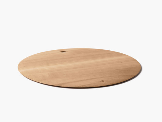 Large Round Oak Cutting Board