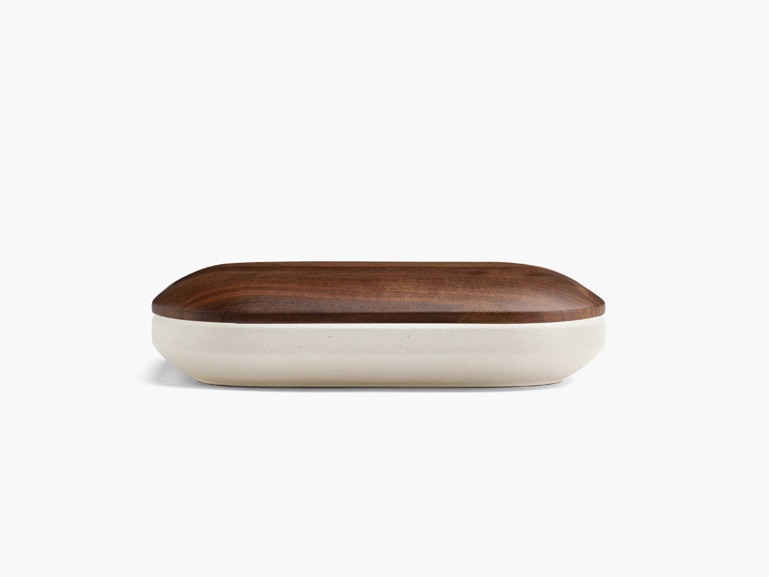 John Pawson Rectangular Ceramic Oven Dish with Walnut Lid
