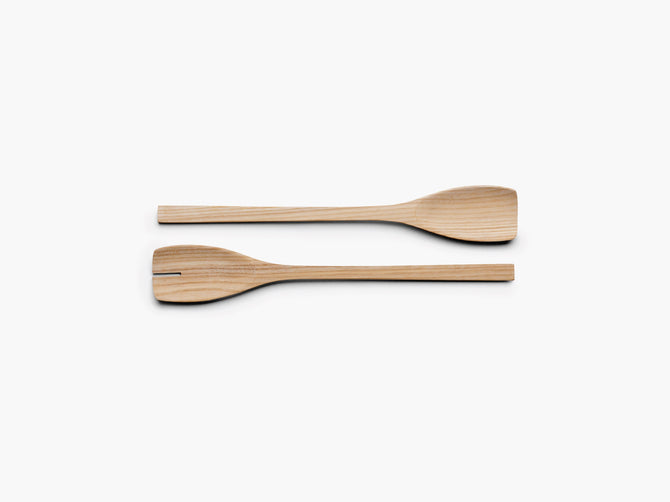 John Pawson Salad Servers, Ash