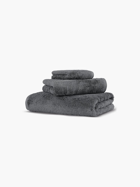 Aire Washcloth, Dark Grey - WLLW - absorbent towel 