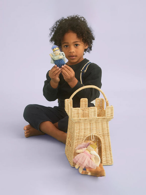 Rattan Castle Bag