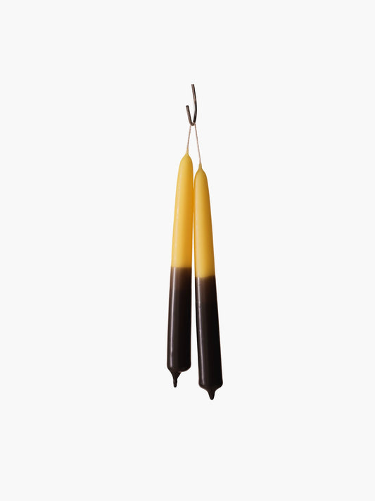 Double-Dipped Dining Pair - WLLW - beeswax candle
