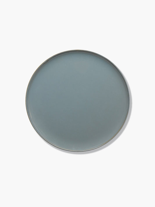 Dinner Plate Smoky Blue Terres de Rêves - WLLW - blue plates