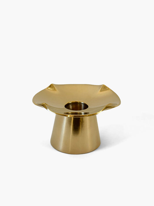 Brass Candle Holder - WLLW - brass candle holder