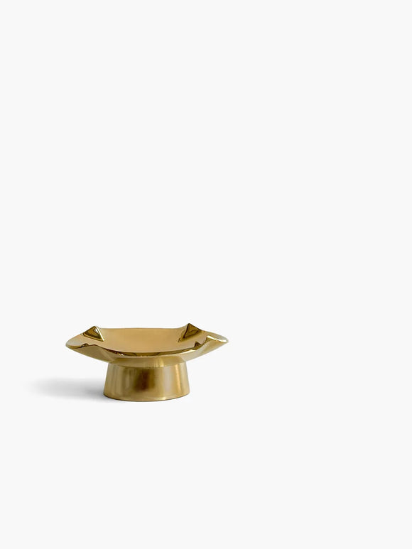 Brass Pedestal Bowl