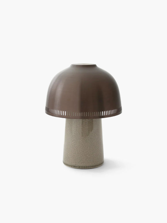 Raku SH8 Lamp, Bronzed