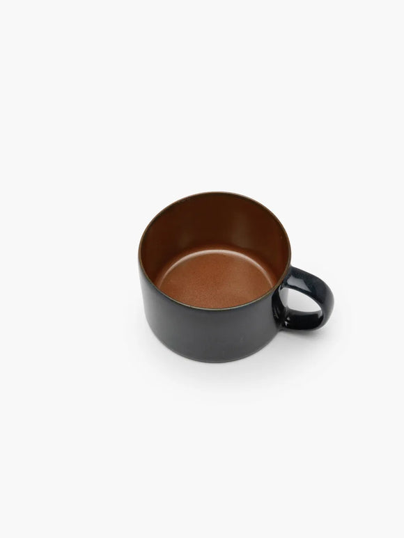 Coffee Cup Dark Blue/Rust Terres de Rêves