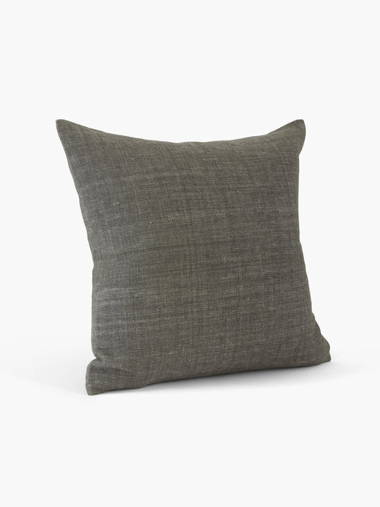 Handspun Cotton Pillow, Fog - WLLW - cotton pillows
