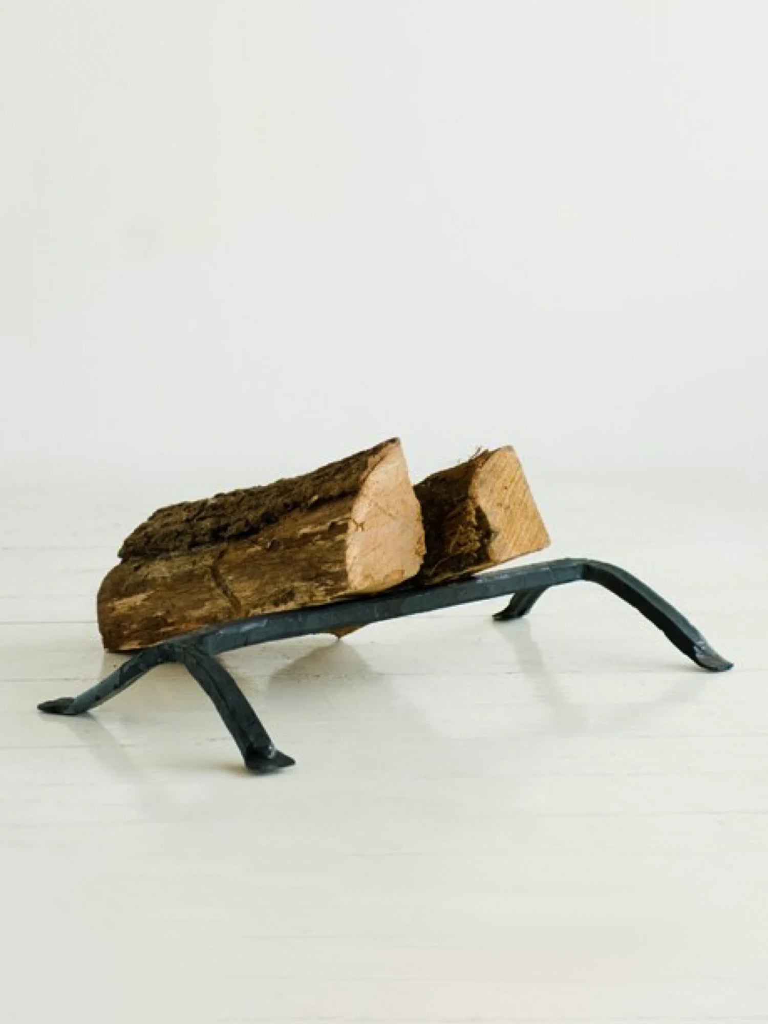 Ferro and Fuoco Andiron, Low - WLLW - firewood holder indoor
